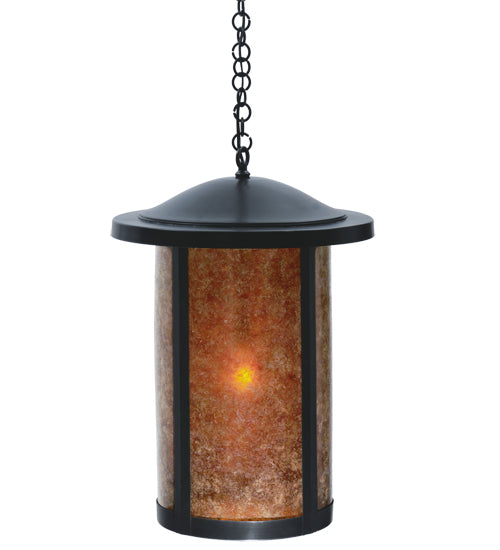 Meyda Tiffany Lighting 108098 Fulton One Light Hanging Lantern Outdoor Bronze / Dark