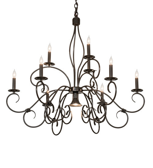 Meyda Tiffany Grace 224136 Chandelier Light - Timeless Bronze