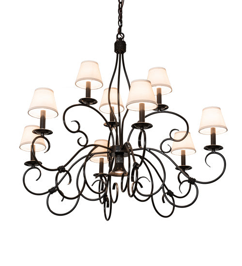 Meyda Tiffany Grace 224138 Chandelier Light - Timeless Bronze