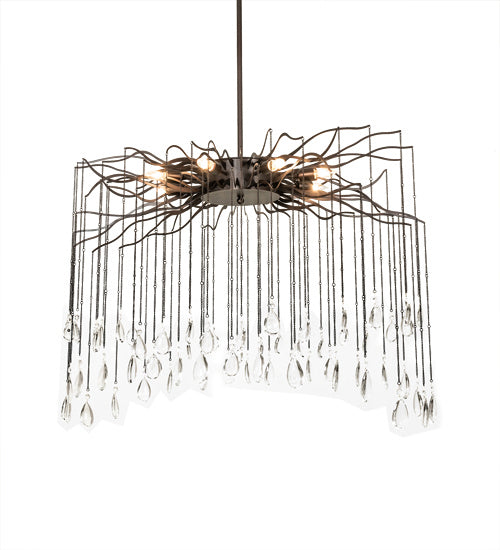 Meyda Tiffany Aranha 224475 Chandelier Light - Bronze,Crystal