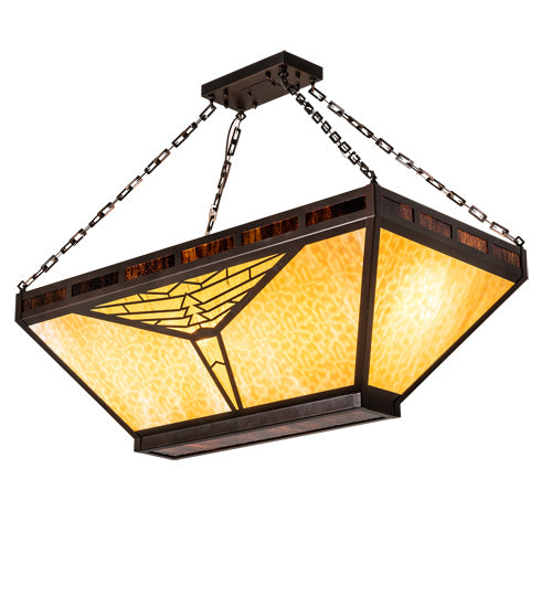 Meyda Tiffany Nuevo Mission 226306 Ceiling Light - Mahogany Bronze