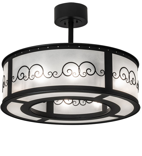 Meyda Tiffany Putrelo 226354 Pendant Light - Wrought Iron