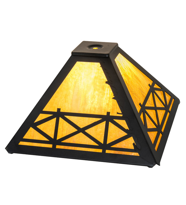 Meyda Tiffany Lighting 22729 Corral Shade Lamp Bronze / Dark