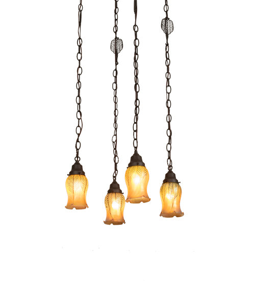 Meyda Tiffany Bungalow 227606 Pendant Light - Craftsman Brown