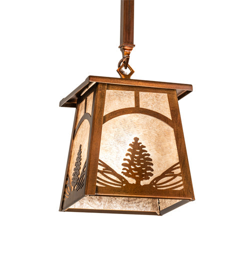 Meyda Tiffany Mountain Pine 227795 Pendant Light - Vintage Copper
