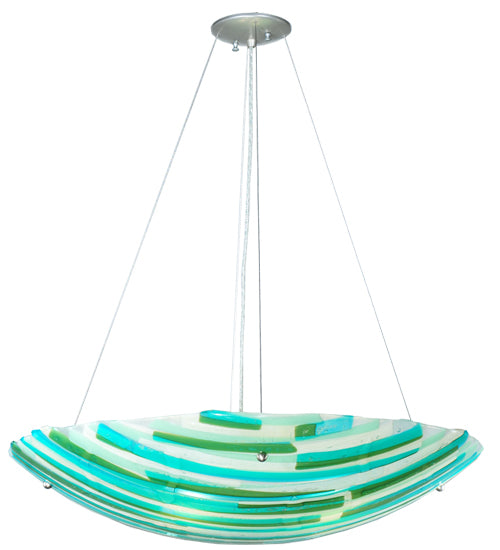 Meyda Tiffany Metro Fusion 108133 Pendant Light - Nickel