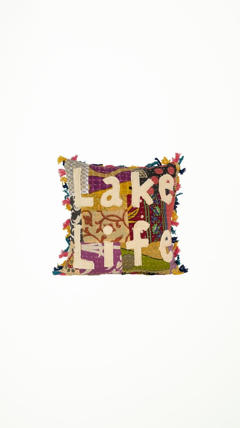 Kalalou Lighting NRV2204  Pillow Home Decor Bronze / Dark