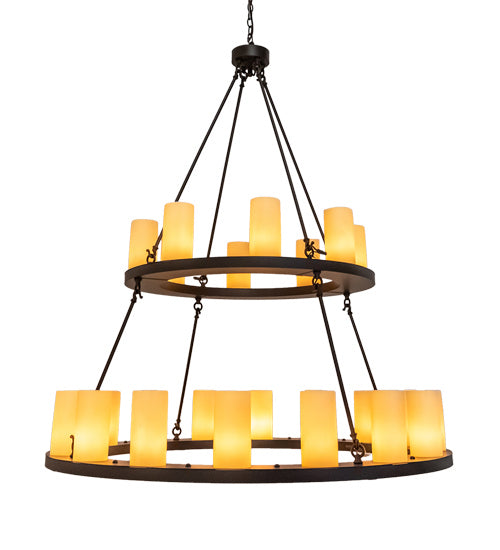 Meyda Tiffany Loxley 230210 Chandelier Light - Oil Rubbed Bronze