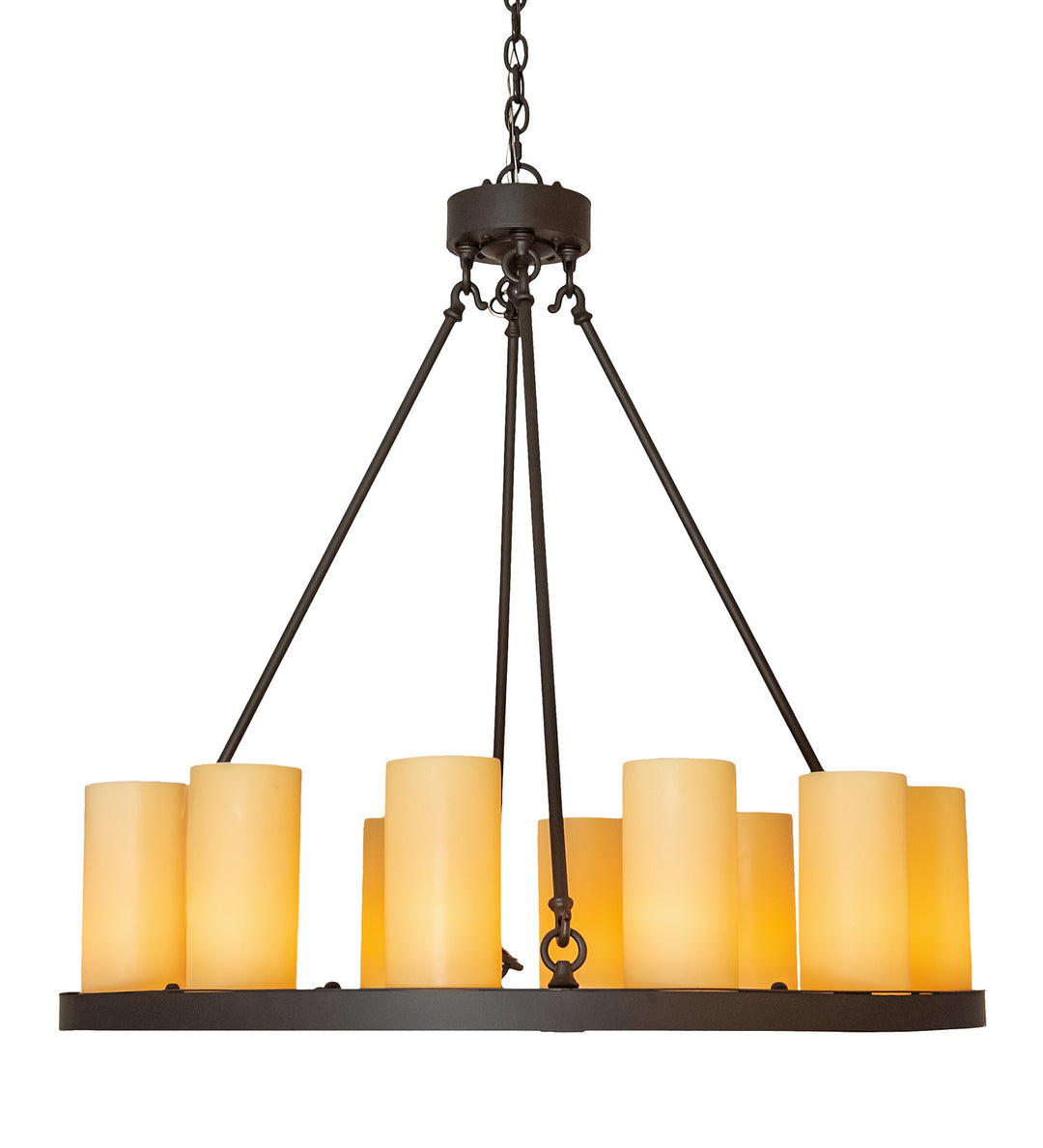 Meyda Tiffany Loxley 230212 Chandelier Light - Oil Rubbed Bronze