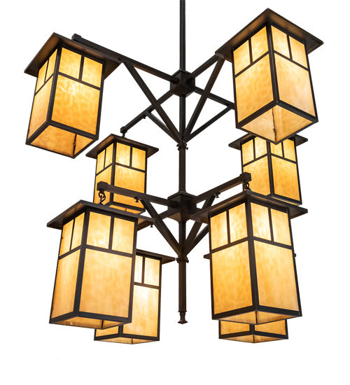 Meyda Tiffany Hyde Park 230270 Chandelier Light - Craftsman Brown