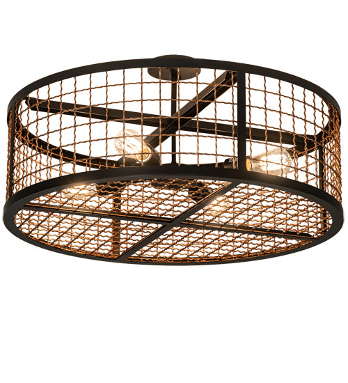 Meyda Tiffany Paloma Golpe 230968 Ceiling Light - Bronze