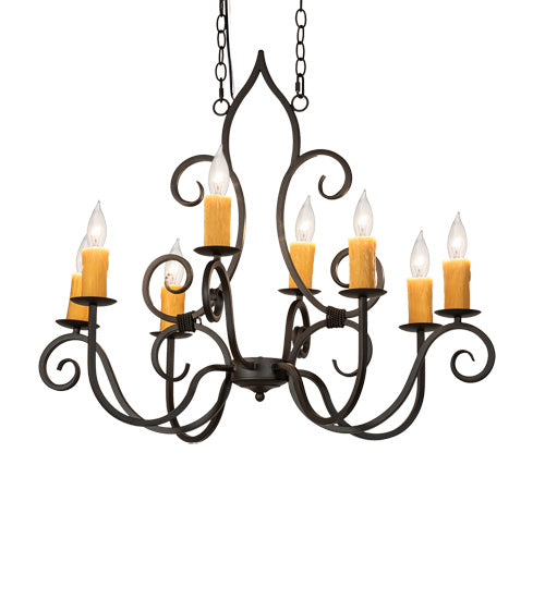 Meyda Tiffany Clifton 231962 Chandelier Light - Oil Rubbed Bronze