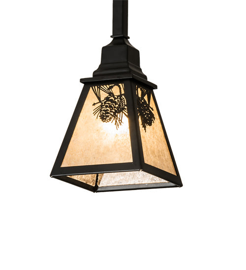 Meyda Tiffany Winter Pine 232555 Pendant Light - Wrought Iron