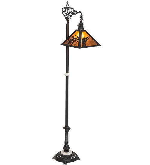 Meyda Tiffany Lighting 232664 Loon One Light Floor Lamp Lamp Black