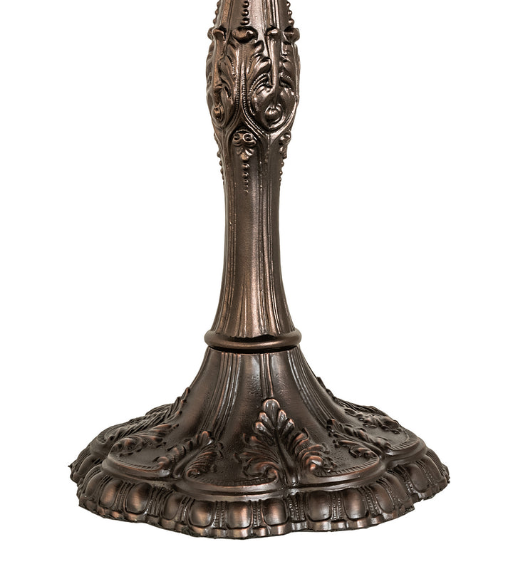 Meyda Tiffany Lighting 232804 Tiffany Hanginghead Dragonfly Three Light Table Lamp Lamp Bronze / Dark