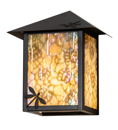 Meyda Tiffany Lighting 28473 Seneca One Light Wall Sconce Outdoor Bronze / Dark