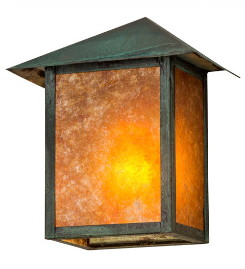 Meyda Tiffany Lighting 2966 Seneca One Light Wall Sconce Outdoor Verde