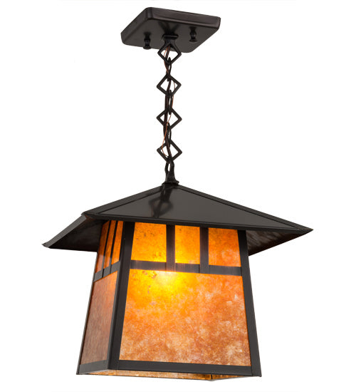 Meyda Tiffany Stillwater 45605 Pendant Light - Craftsman Brown