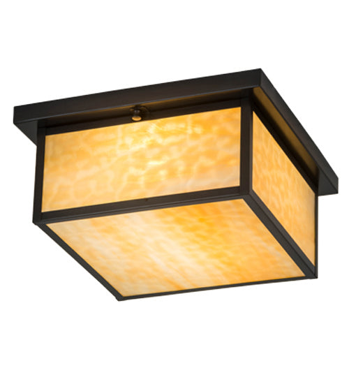 Meyda Tiffany Hyde Park 4818 Ceiling Light - Craftsman Brown,Bronze