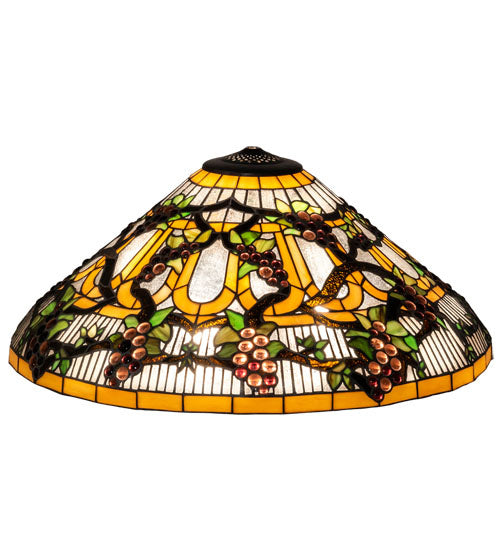 Meyda Tiffany Lighting 48548 Jeweled Grape Shade Lamp Shade Multicolored