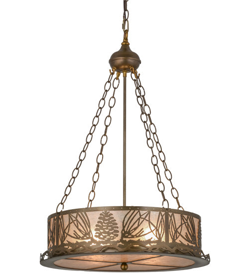 Meyda Tiffany Mountain Pine 50124 Pendant Light - Antique Copper