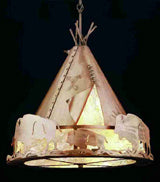 Meyda Tiffany Teepee 50151 Pendant Light - Antique Copper