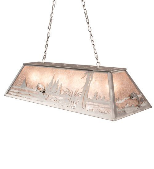 Meyda Tiffany Leaping Trout 65178 Pendant Light - Steel