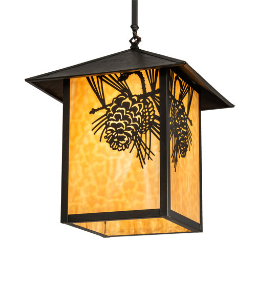 Meyda Tiffany Lighting 80797 Seneca One Light Pendant Outdoor Bronze / Dark