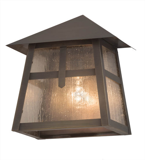 Meyda Tiffany Lighting 92114 Stillwater One Light Wall Sconce Outdoor Bronze / Dark