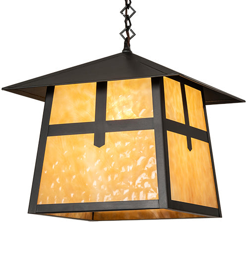 Meyda Tiffany Lighting 92375 Stillwater One Light Pendant Outdoor Bronze / Dark