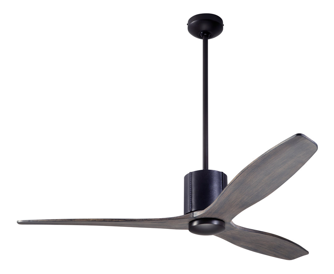 Modern Fan Company LeatherLuxe DC LLX-DBBK-54-GY-NL-RC Ceiling Fan -