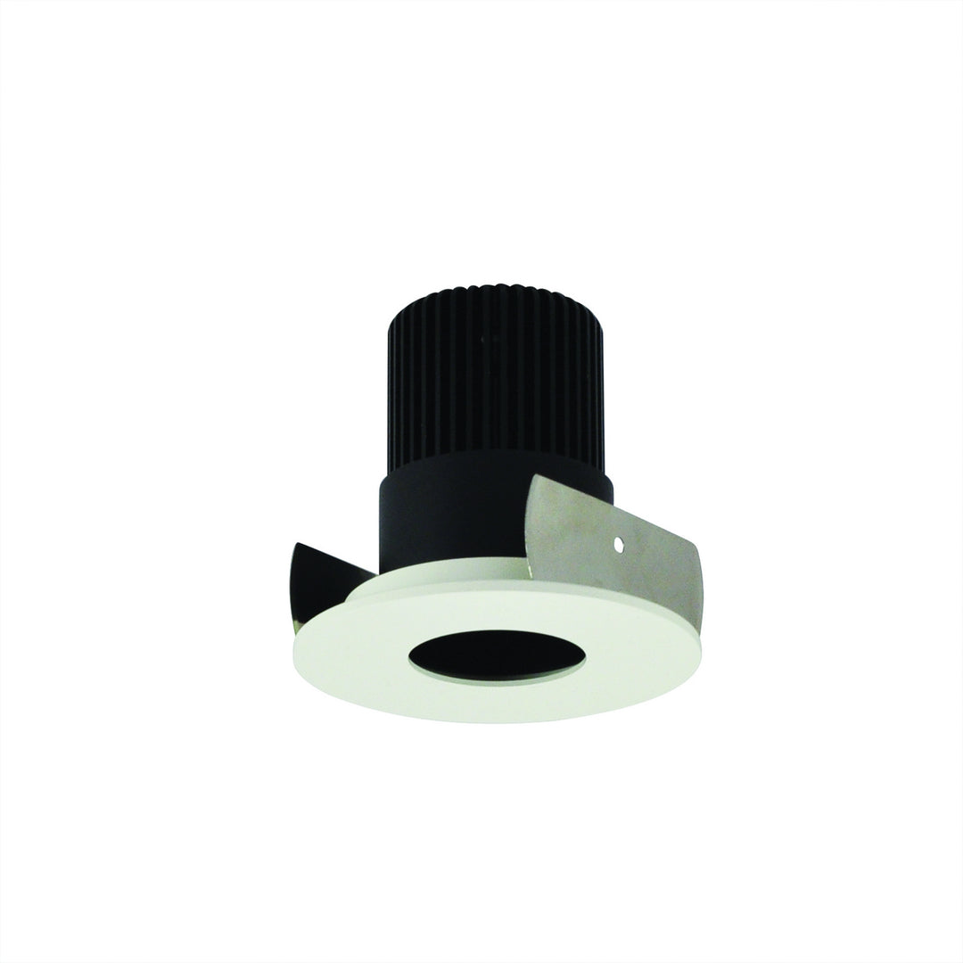 Nora Lighting NIOB-2RPHCDXBMPW   Recessed Light Black Pinhole / Matte Powder White