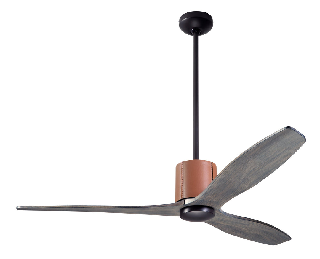 Modern Fan Company LeatherLuxe DC LLX-DBTA-54-GY-NL-RC Ceiling Fan -