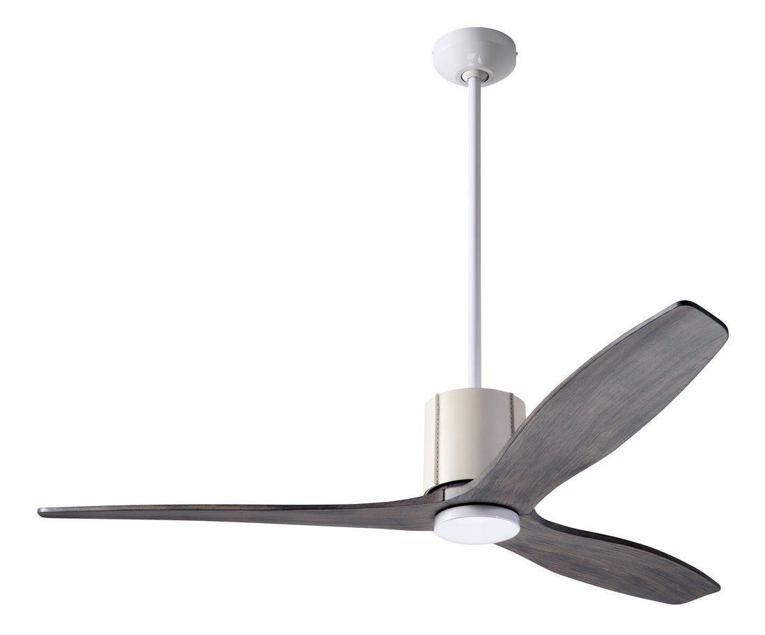 Modern Fan Company LeatherLuxe DC LLX-GWIV-54-GY-NL-CC Ceiling Fan -