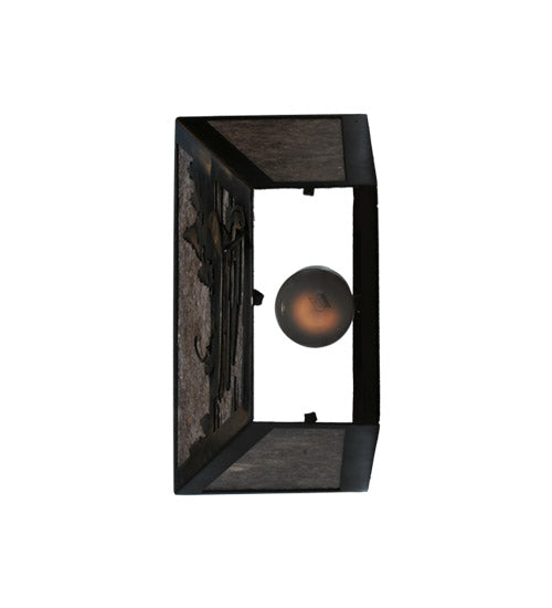 Meyda Tiffany Fly Fishing Creek 108532 Wall Light - Antique Copper