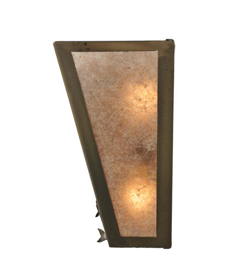 Meyda Tiffany Fly Fishing Creek 108532 Wall Light - Antique Copper