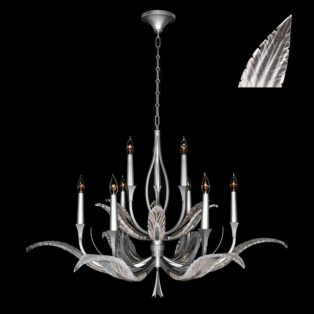 Fine Art Plume 893640-11ST Chandelier Light - Silver