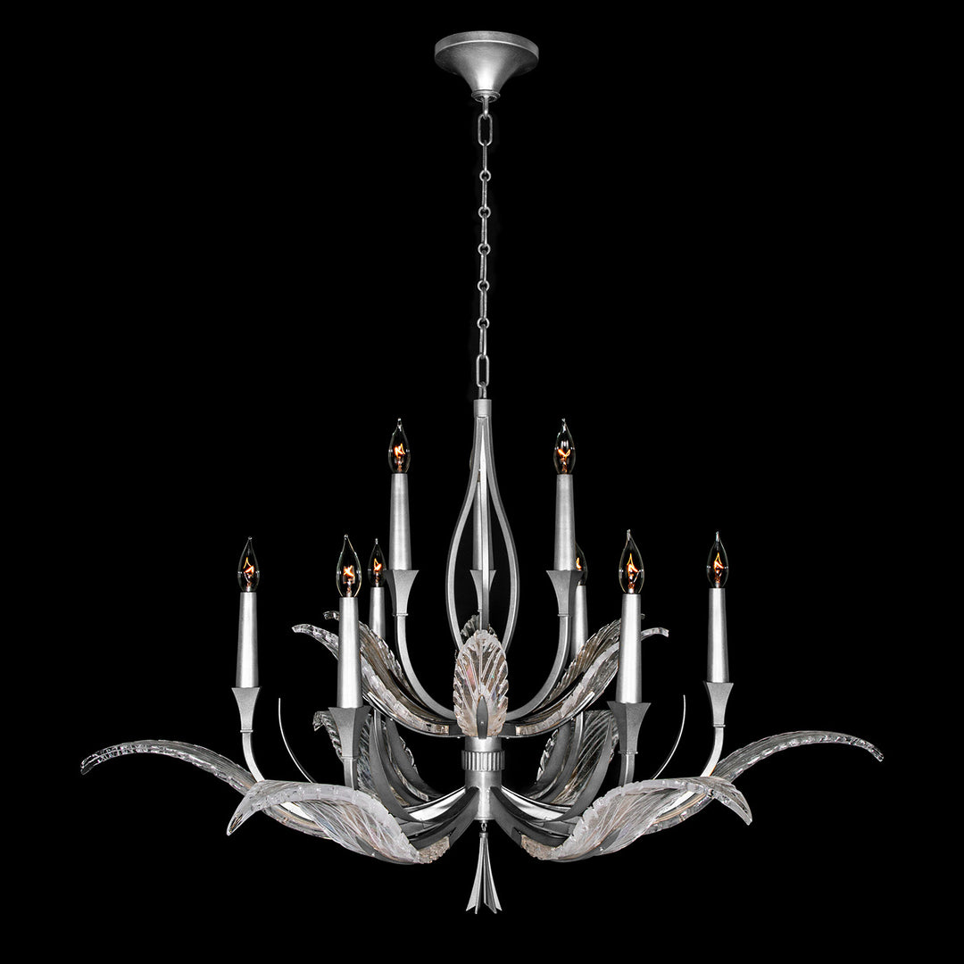 Fine Art Plume 893640-1ST Chandelier Light - Silver