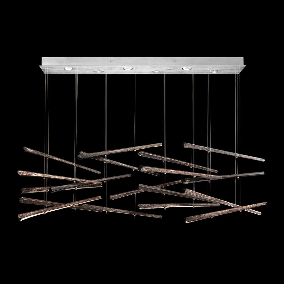 Fine Art Elevate 894840-152ST Pendant Light - Silver Leaf