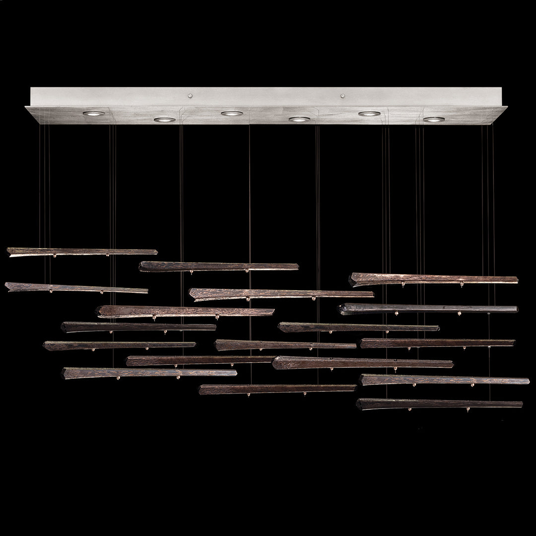 Fine Art Elevate 895140-151ST Pendant Light - Silver Leaf