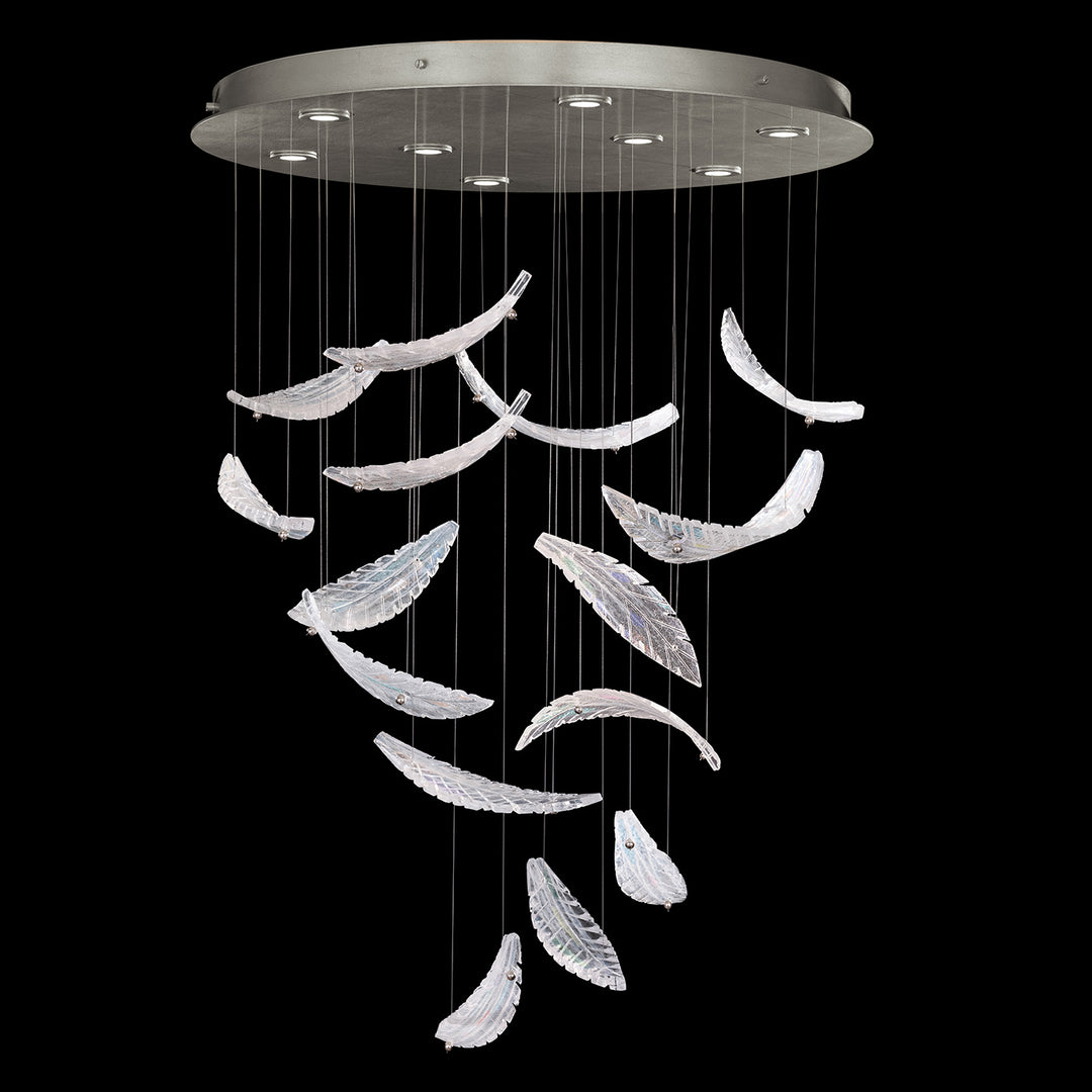 Fine Art Elevate 895840-112ST Chandelier Light - Silver Leaf