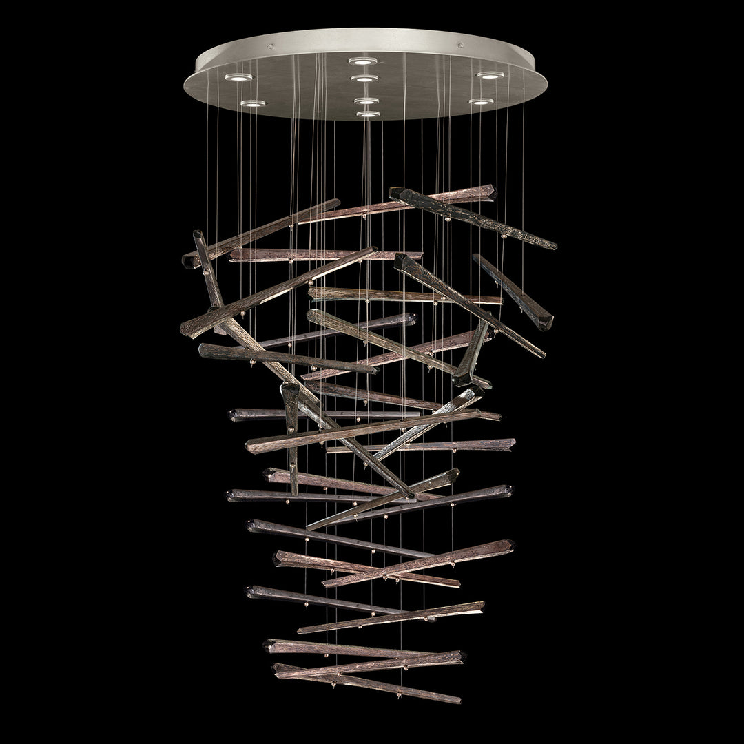 Fine Art Elevate 895840-151ST Chandelier Light - Silver Leaf