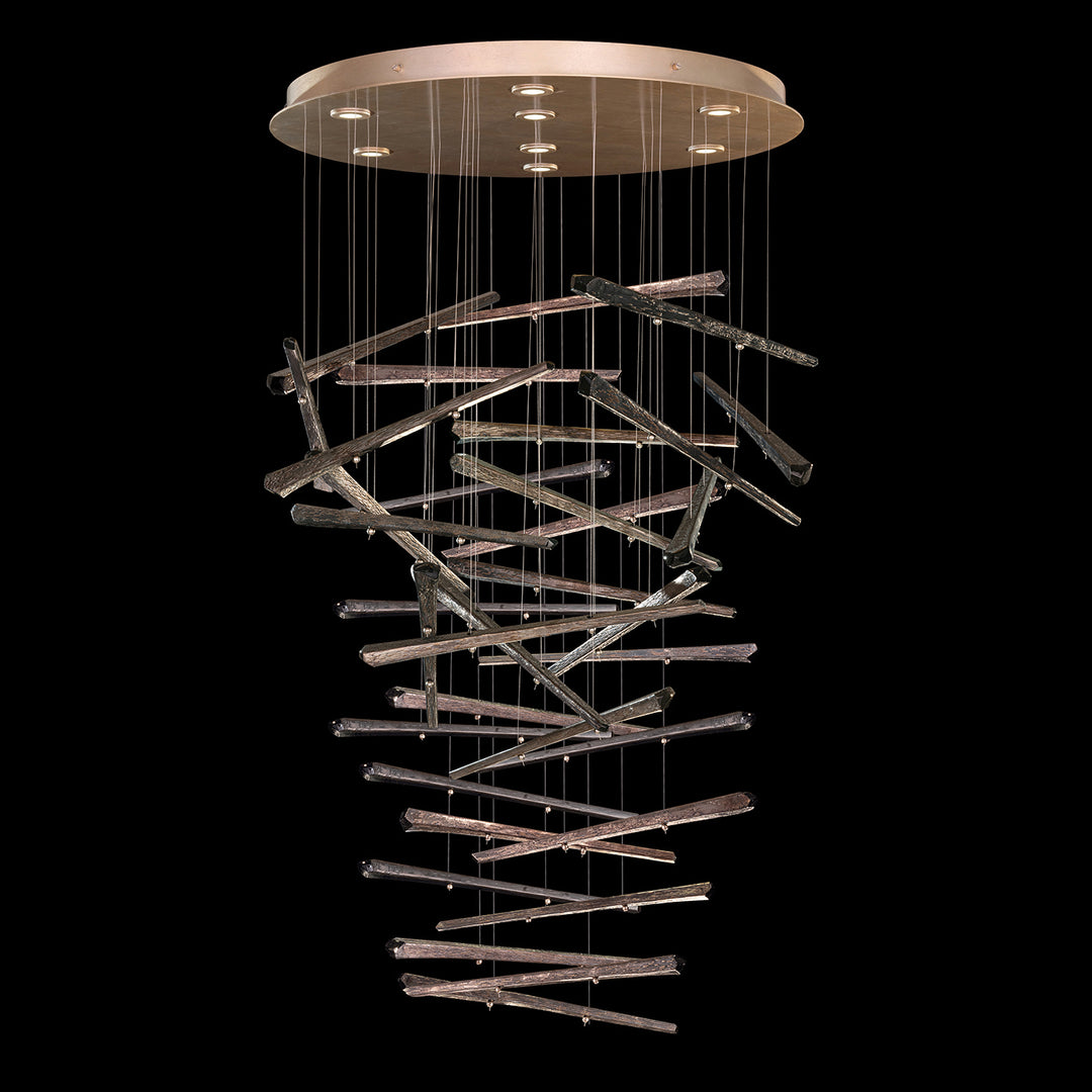 Fine Art Elevate 895840-251ST Chandelier Light - Gold Leaf