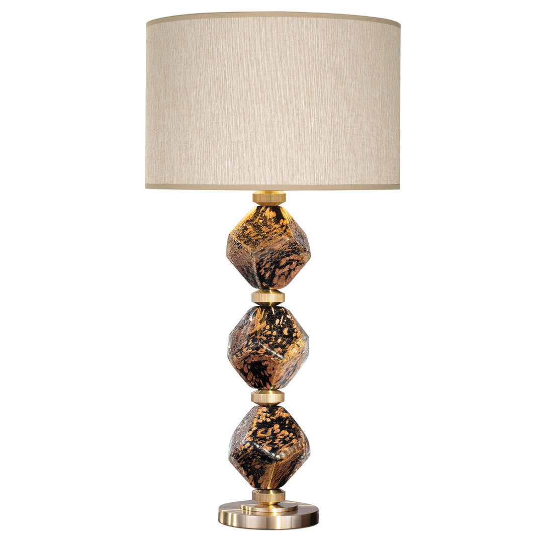 Fine Art Lighting 900010-32ST Natural Inspirations One Light Table Lamp Lamp Gold, Champ, Gld Leaf