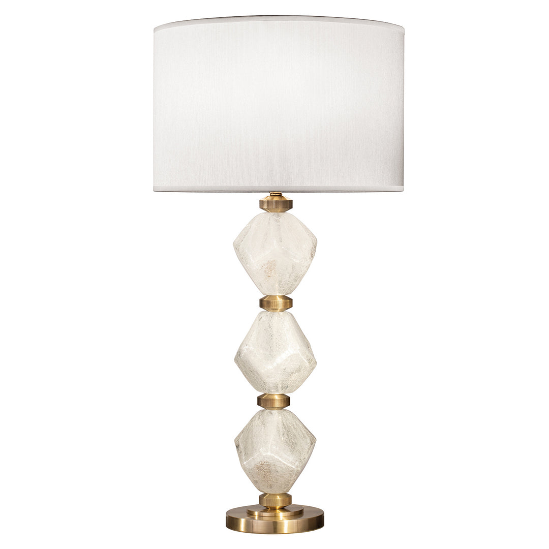 Fine Art Lighting 900010-86ST Natural Inspirations One Light Table Lamp Lamp Gold, Champ, Gld Leaf