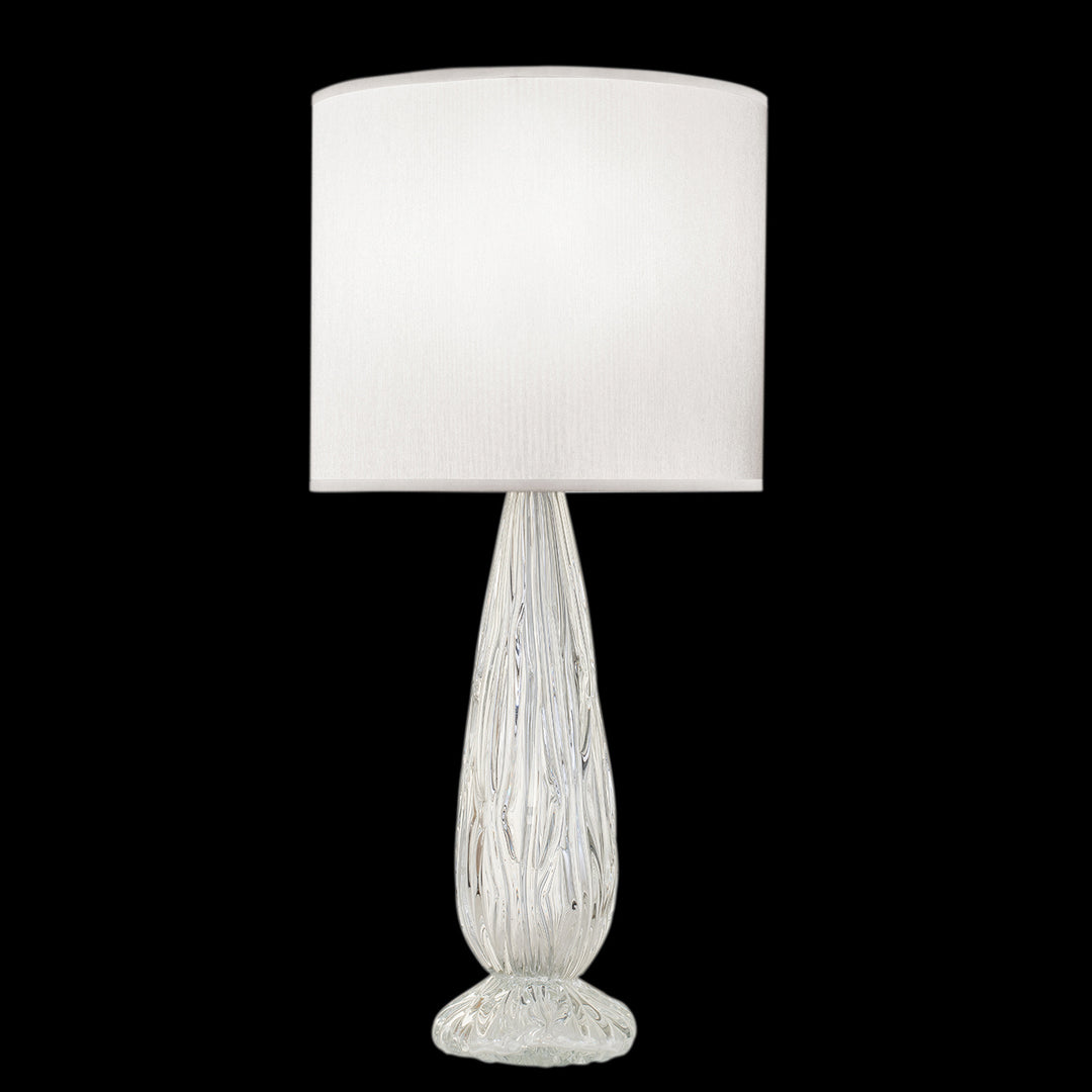 Fine Art Lighting 900410-16ST Las Olas One Light Table Lamp Lamp Pewter, Nickel, Silver