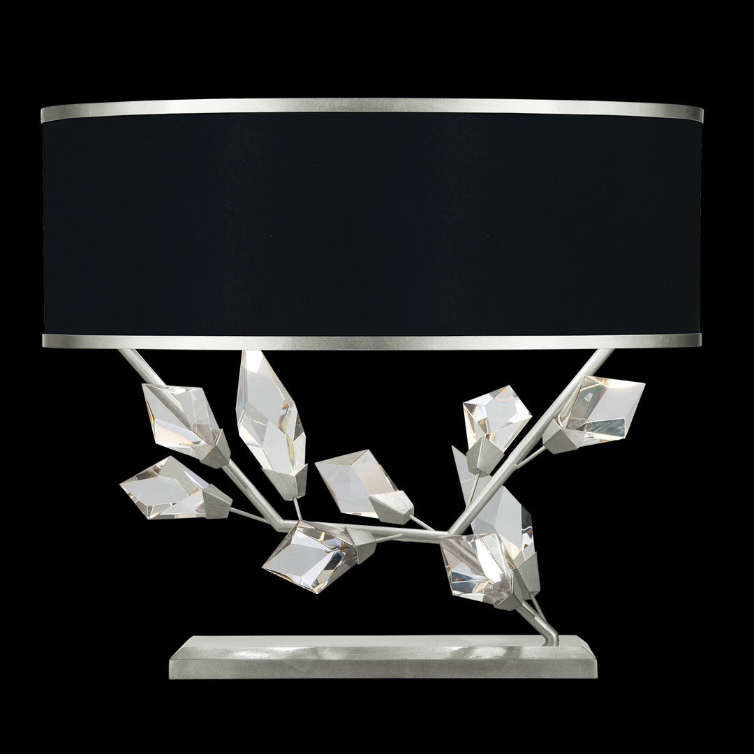 Fine Art Lighting 908510-11ST Foret Two Light Table Lamp Lamp Pewter, Nickel, Silver