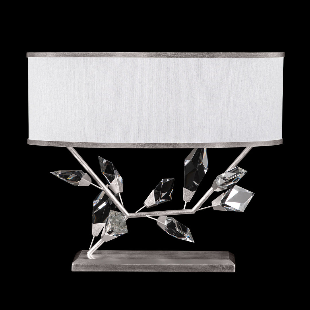 Fine Art Lighting 908510-1ST Foret Two Light Table Lamp Lamp Pewter, Nickel, Silver
