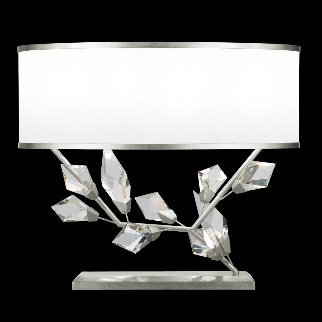 Fine Art Lighting 908610-1ST Foret Two Light Table Lamp Lamp Pewter, Nickel, Silver