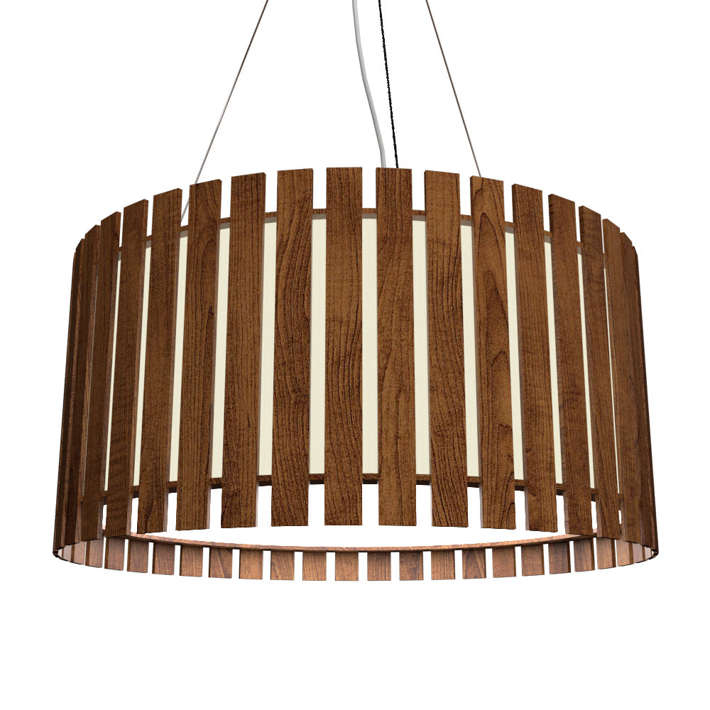 Accord Slatted 1092.06 Pendant Light - Imbuia